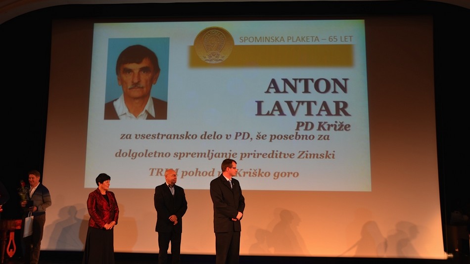 Priznanje PZS Antonu Lavtarju