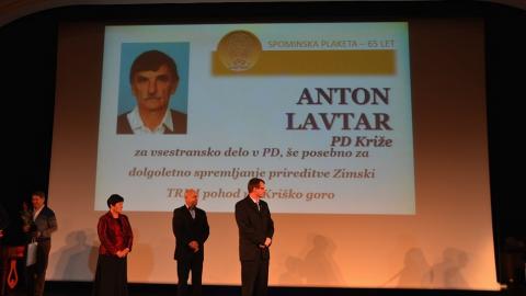 Priznanje PZS Antonu Lavtarju