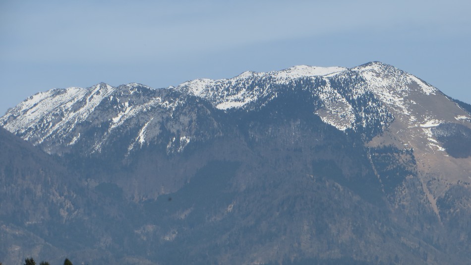 Cjanovca (1820m)  in Srednji vrh (1853 m)